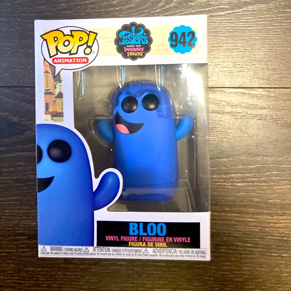 Bloo and Mac funko pops